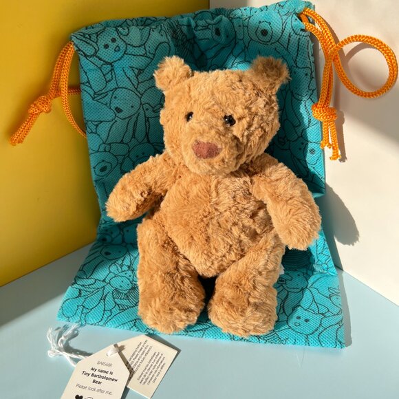 Jellycat Bartholomew Bear Tiny Bart BNWT + Dust Bag - Picture 2 of 10